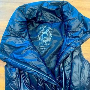 Betsy Johnson asymmetrical Puffer Vesf